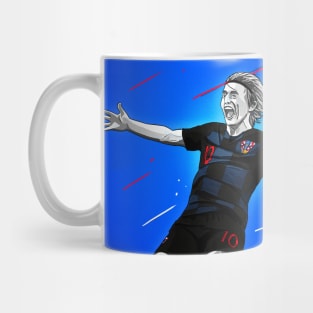 Luka Modric - Croatia 2018 World Cup Football Artwork Mug